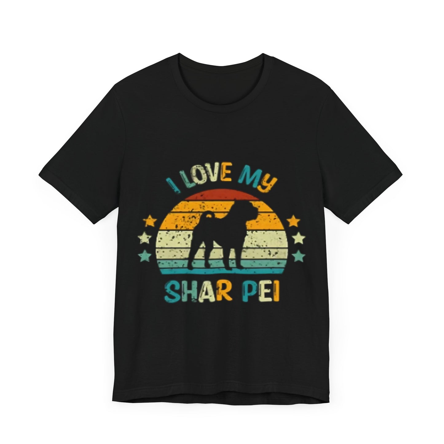 "I love my Shar Pei" Unisex Jersey Short Sleeve Tee