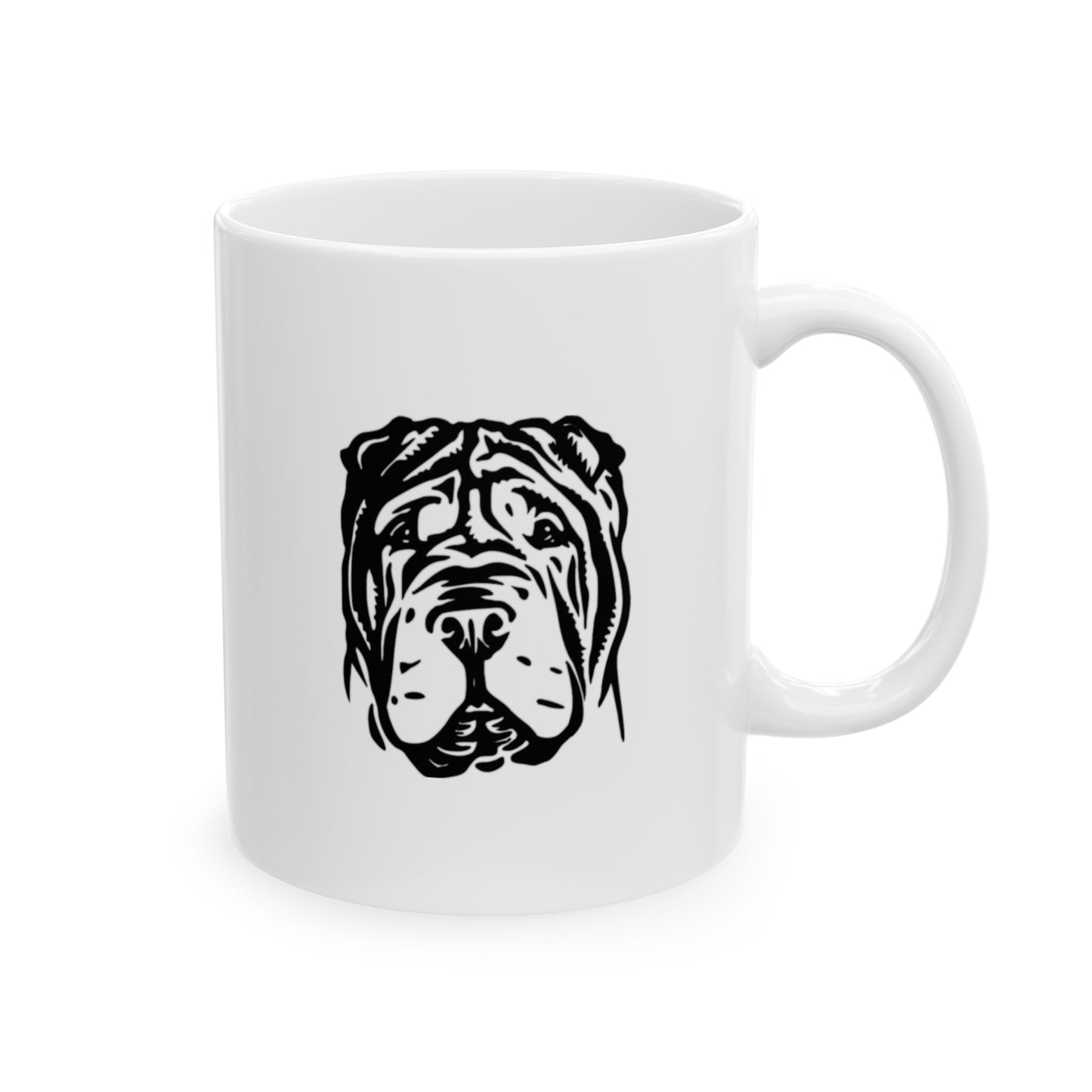 "Shar Pei Dog" Ceramic Mug 11oz
