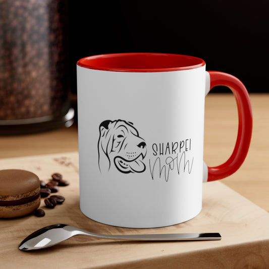 "Shar Pei Mom" Color Coffee Mug 11oz
