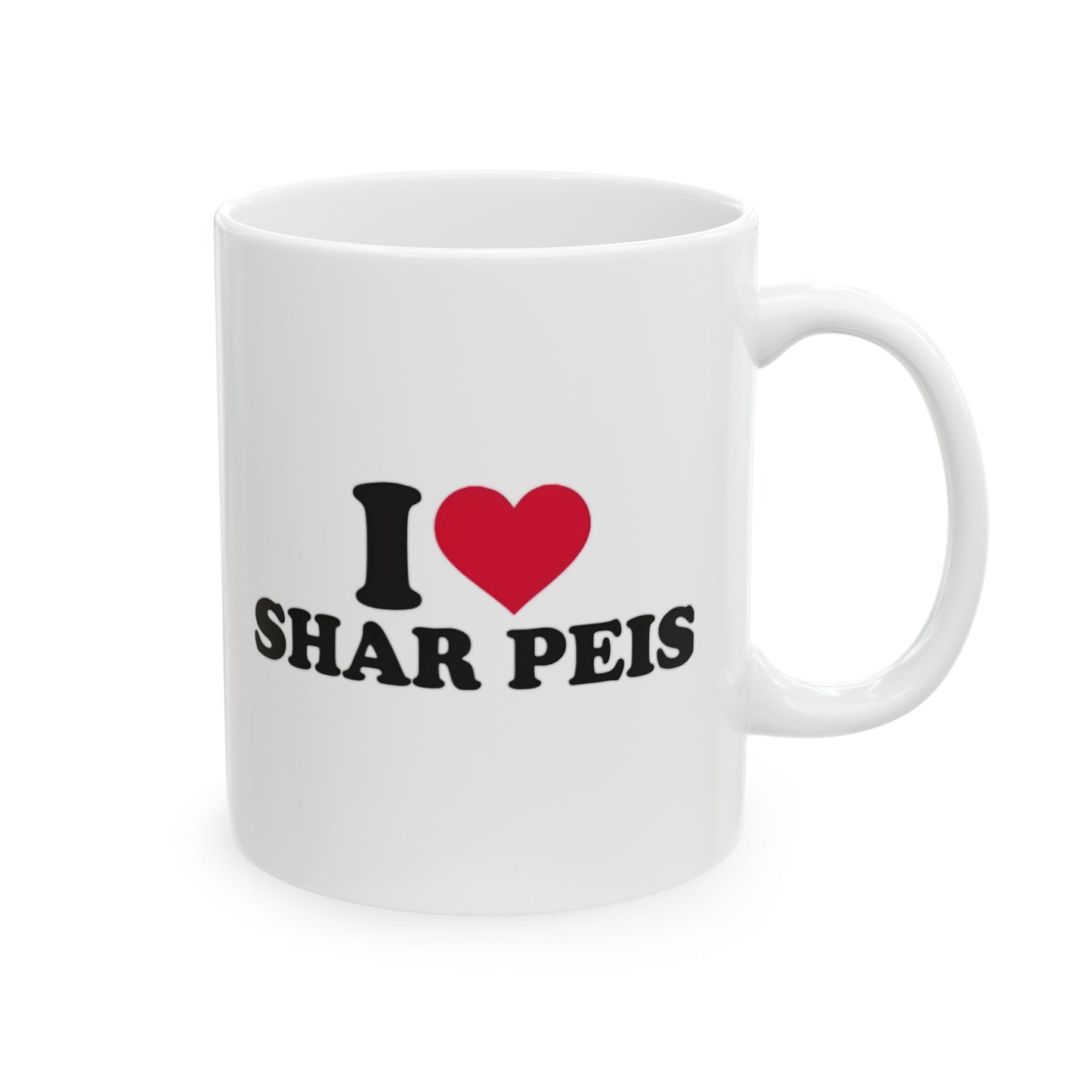 "I Love Shar Pei" Ceramic Mug 11oz