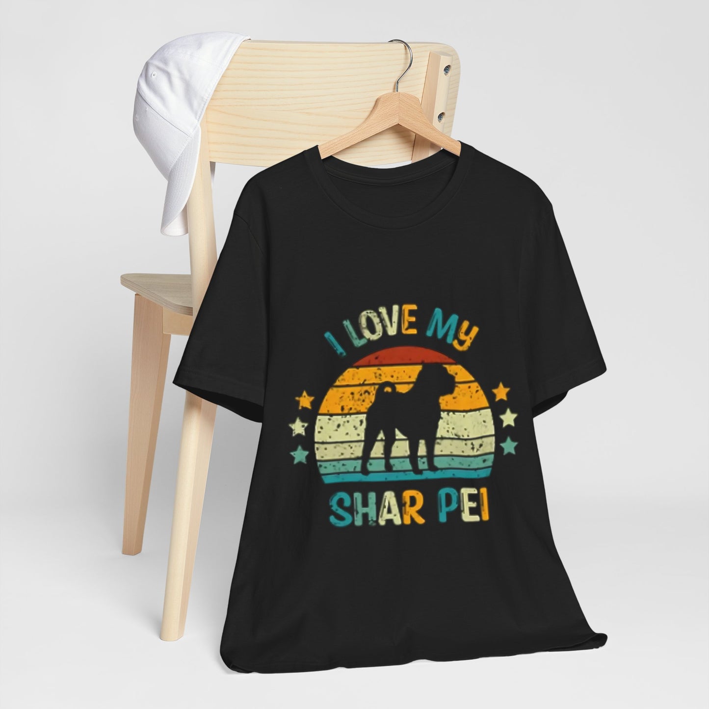 "I love my Shar Pei" Unisex Jersey Short Sleeve Tee