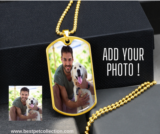 Dog Tag Buyer Upload Own Photo